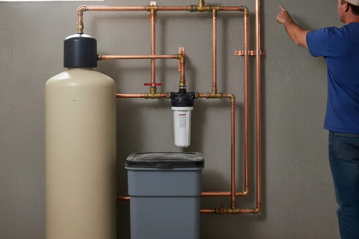 Whole-house water treatment system installed in Porters Falls